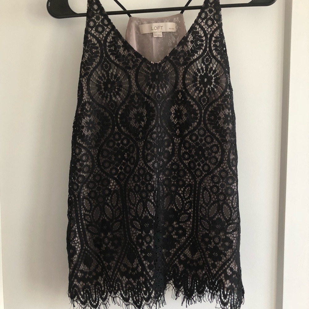 Ann Taylor LOFT Lace Tank